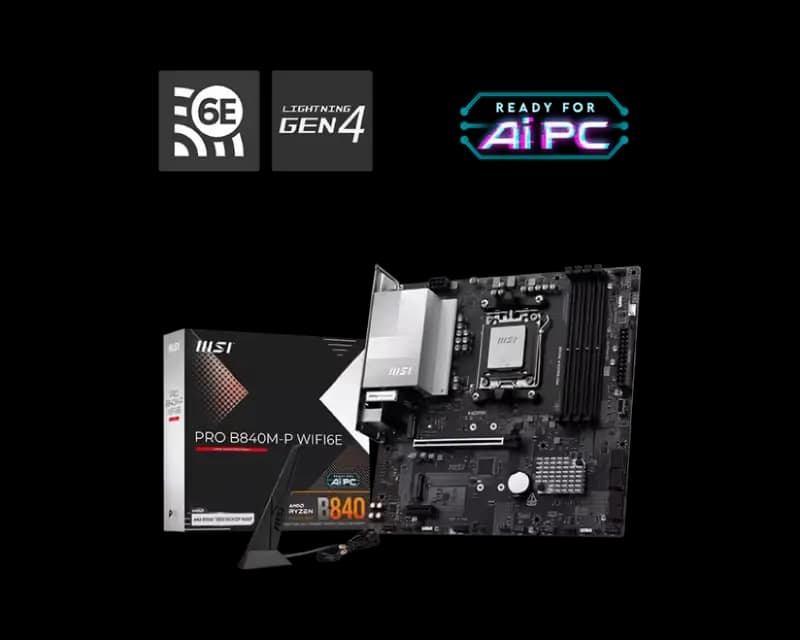 MSI PRO B840M-P WIFI6E