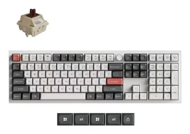 Keychron Q6 Ultra Wireless White Q6U-P3