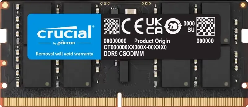 Crucial 32GB 6400MHz DDR5 PRO DDR5-6400/CT32G64C52CS5