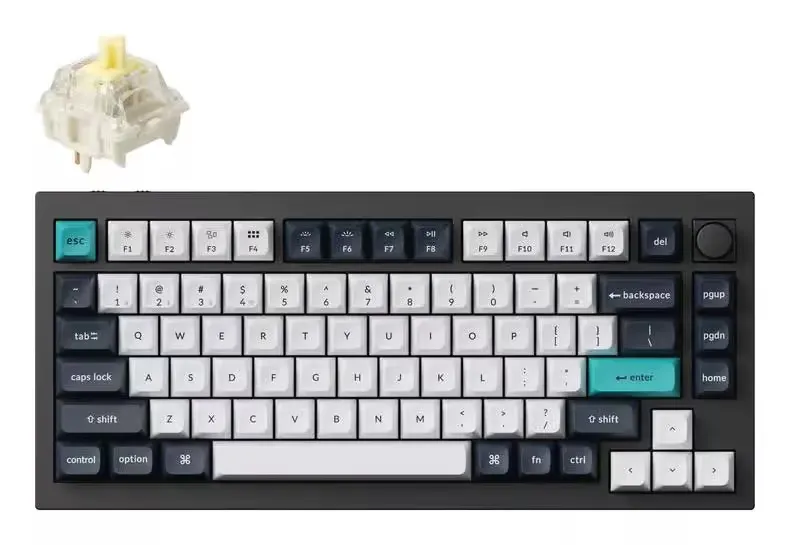 KEYBOARD WRL Q1 MAX RGB/Carbon Black Q1M-M4 Keychron