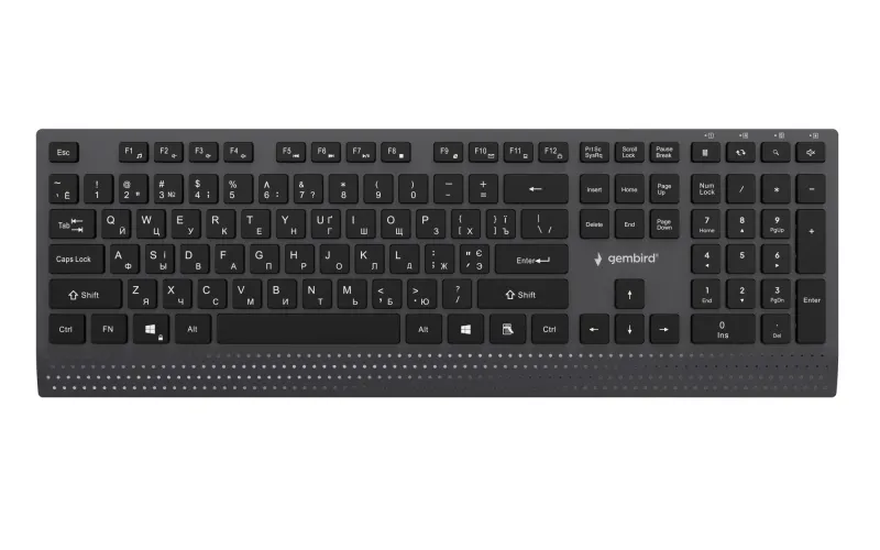 Gembird Multimedia USB Cyrill/Black KB-MCH-06-Cyrl