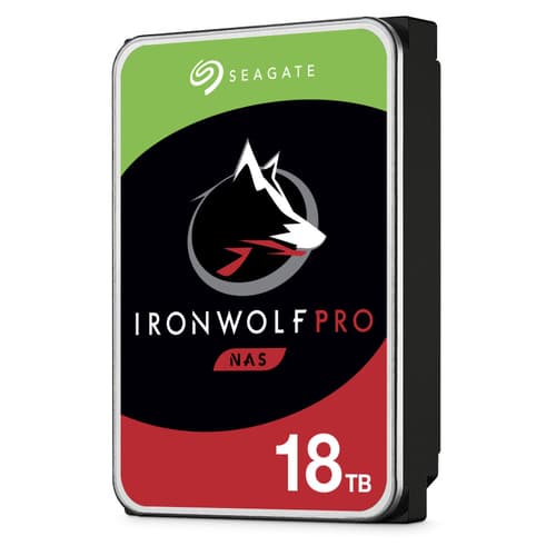Seagate IronWolf Pro ST18000NE000 hard drive 18 TB 7200 RPM 256 MB 3.5" Serial ATA III