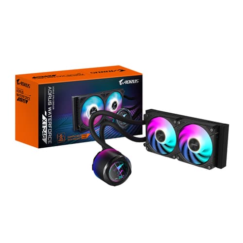 Gigabyte AORUS WATERFORCE X II 240 Processor All-in-one liquid cooler 12 cm Black
