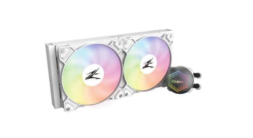 Zalman ALPHA24 White CPU Liquid Cooler 240mm Radiator 2 x 10 mm Fan ARGB pump Dual Processor All-in-one liquid cooler 12 cm