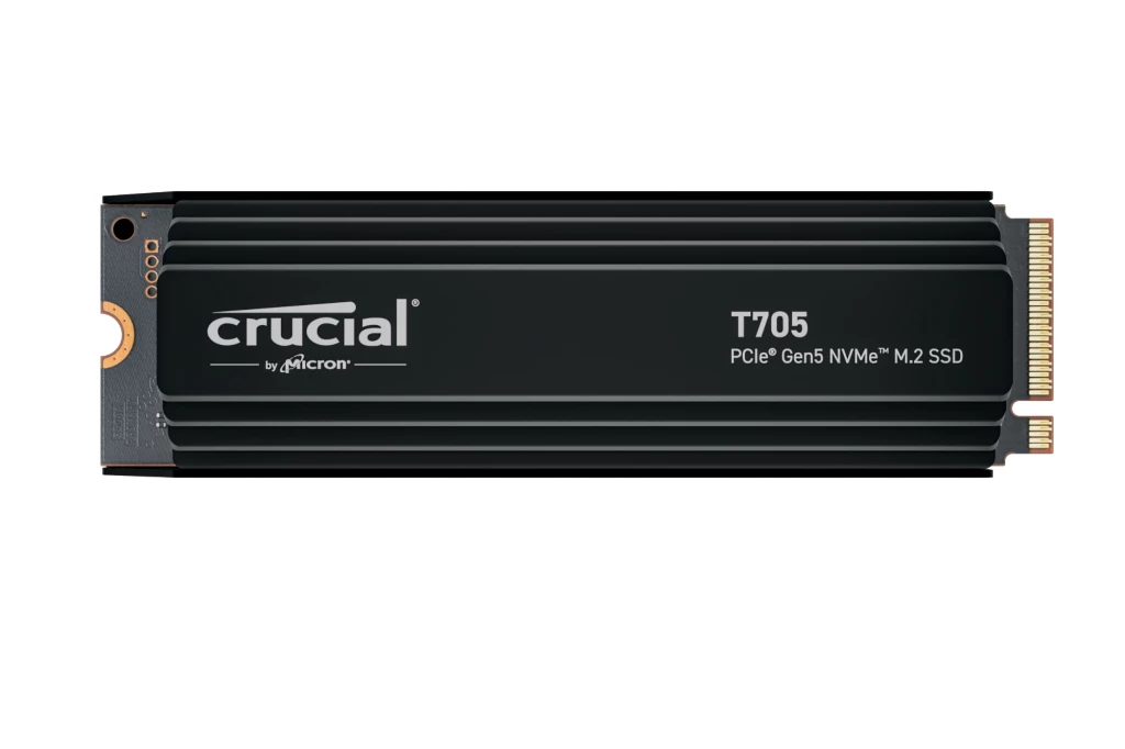 Crucial 4TB T705 Heatsink NVMe SSD