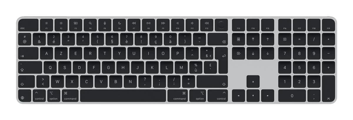 Apple Magic Keyboard with Touch ID and Numeric Keypad DE (Black Keys)
