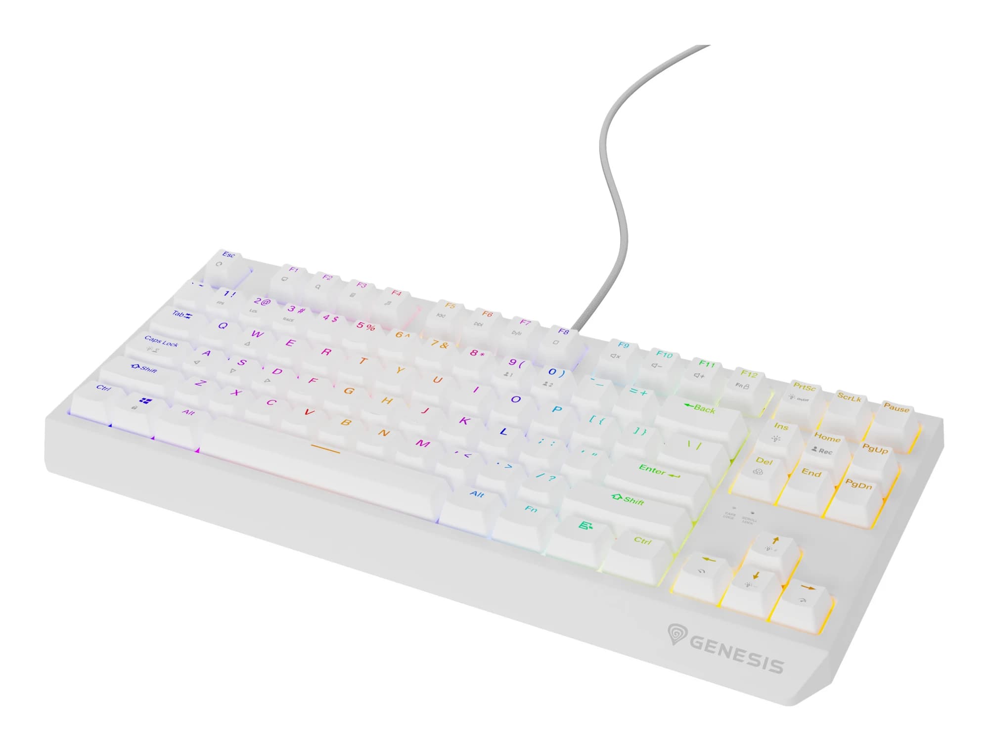 Genesis Thor 230 TKL RGB Outemu Red US (White)