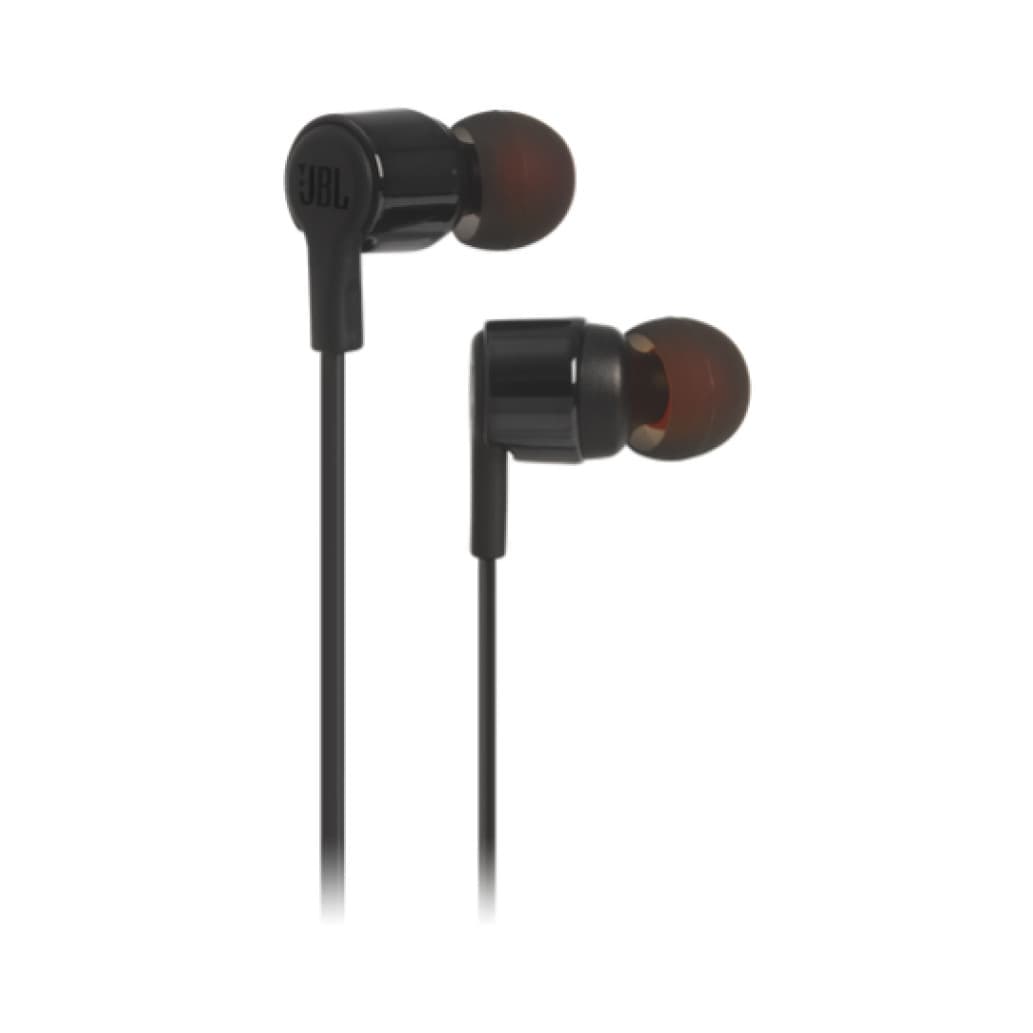 Slualke ušesne 1x 3,5mm stereo JBL T210 z črne (JBLT210BLK)