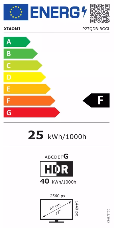 Xiaomi G27Qi 27" QHD IPS 200Hz