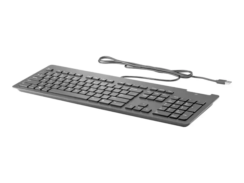 HP Business Slim Smartcard Office USB Qwerty English Black
