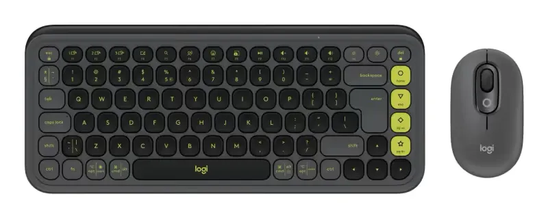 Logitech +MOUSE Combo POP Icon/GR/Green 920-013140