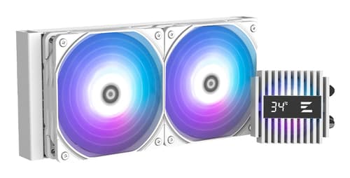 Zalman ALPHA2 A24 WHITE computer cooling system Processor All-in-one liquid cooler 12 cm