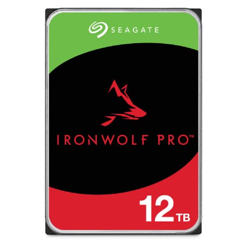 Seagate IronWolf Pro ST12000NT001 hard drive 12 TB 7200 RPM 256 MB 3.5" Serial ATA III