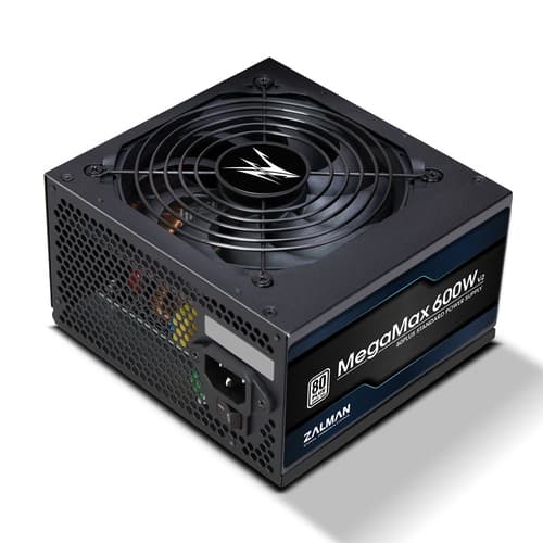 Zalman ZM600-TXII V2 MegaMax 80PLUS 230V EU STANDARD Certified high efficiency PCI-E power supply unit 600 W 20+4 pin ATX ATX B