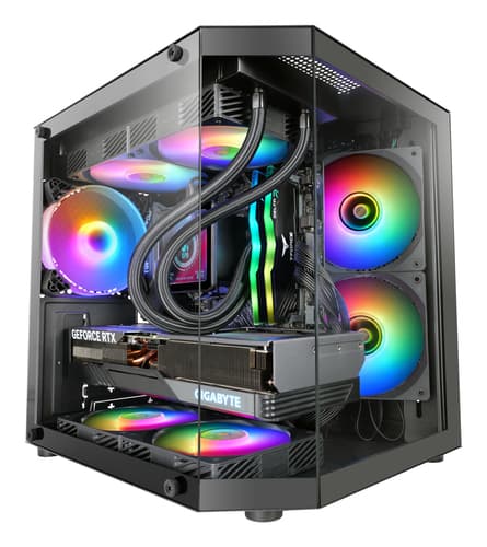 Mars Gaming MC-3TLITE Mini Tower Black