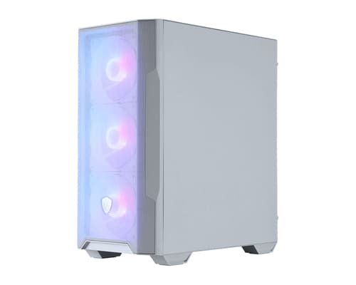 MSI MAG Forge M100R Micro Tower Transparent, White