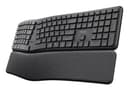 Trust Keyra Ergonomic Multi-Device Wireless Keyboard US
