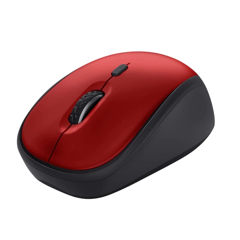 Trust Yvi+ Silent Wireless Mouse Eco (Red)
